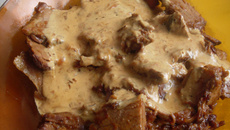 Peito assado na pressão