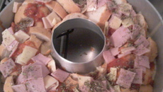 Torta italiana de pão