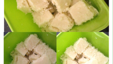 Doce de leite em pó em pedaço