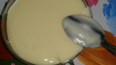 Leite condenado caseiro