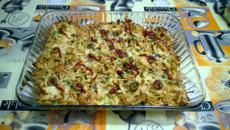 Peito de frango desfiado com couve-flor ao forno (Lúcio Cezar)