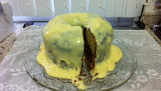 Bolo simples mesclado