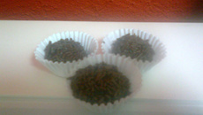 Brigadeiro reduzido de lactose em 90% e sem leite condensado