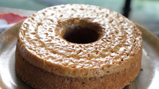 Bolo de churros invertido