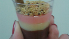 Brigadeiro gourmet napolitano de colher