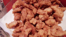 Isca de frango de boteco