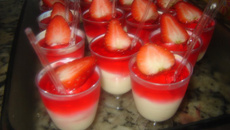 Sobremesa barata e elegante