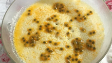 Mousse de leite condensado com coco queimado