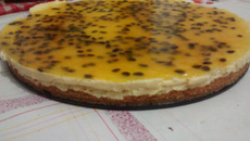 Torta de maracujá econômica