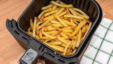 Batata frita na airfryer