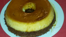 Bolo pudim de laranja