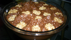 Creme de chocolate com Nozes