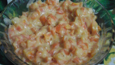 Cenoura ao molho branco