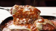 Bife à parmegiana de forno