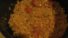 Farofinha rápida de proteína de soja