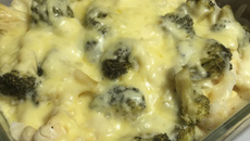 Gratinado de brócolis com couve-flor