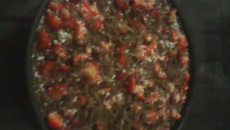 Delícia de morango com chocolate