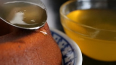 Calda de bolo de laranja com cachaça