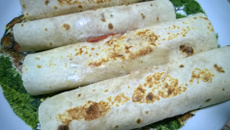 Pão sírio rápido e gostoso