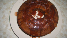 Bolo de chocolate com iogurte