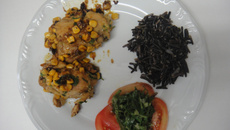 Frango kenga (frango com milho)