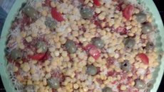 Pizza de pão fatiado