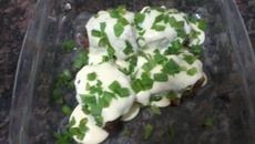 Filé mignon à milanesa com requeijão