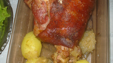 Eisbein - Joelho de porco com chucrute (Sauerkraut) - receita típica alemã