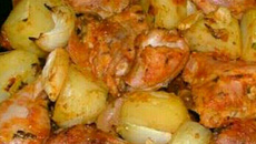 Frango ao molho de laranjas