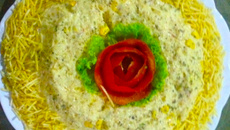 Mousse de frango com abacaxi