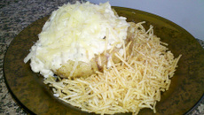 Batata assada rápida do Ronco