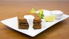 Bolo de carne com cream cheese