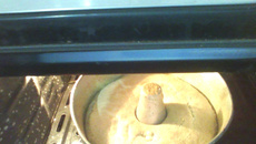 Bolo de maisena e gérmen de trigo