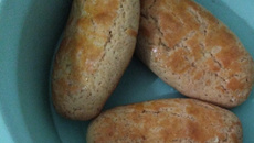 Pão de minuto com essência de baunilha