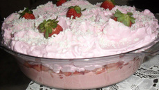 Sobremesa de morango