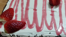 Bolo de aniversário da Luzia