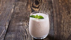 Vitamina de ameixas e aveia