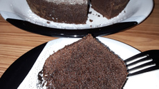 Bolo nuvem de chocolate