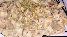 Purê de batata com sardinha muito facil