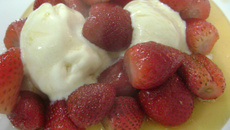 Frutas flambadas do La Forneria