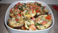 Berinjela ao vinagrete deliciosa