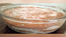 Pavê de chocolate com coco fácil