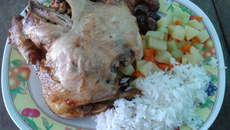 Frango assado (igual da padaria)