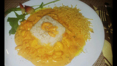 Estrogonofe de camarão