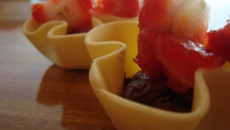 Cestinhas de chocolate