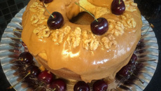 Bolo de nozes especial de Natal