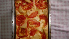 Bolo salgado de tomate