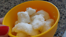 Bala gelada de coco super simples da Fabi