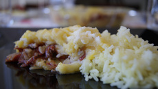 Escondidinho de carne seca