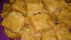 Pudim de pão de padaria